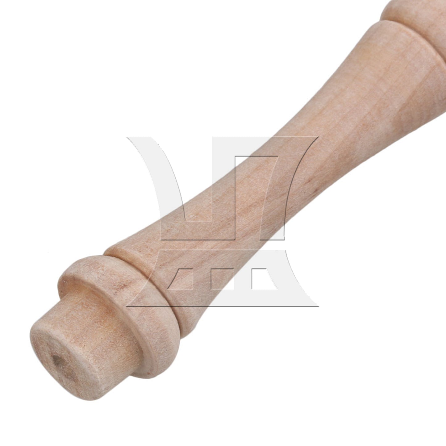 BQLZR 4 x Vintage Style Unfinished Wood Natural Cutout Wooden Spindle 15.5cm