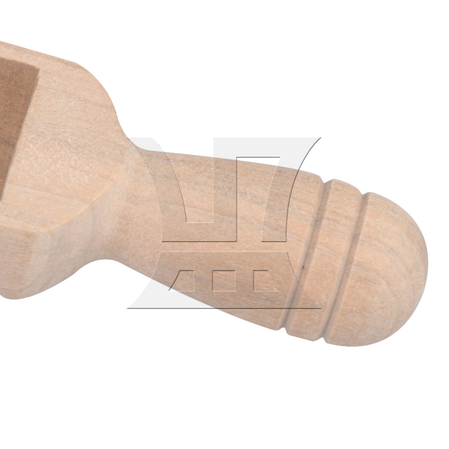 BQLZR  Unpainted Natural Wood Bath Salt Wooden Sugar Scoops Spoons 88x30mm