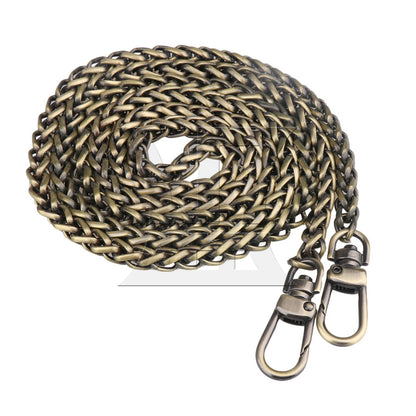 BQLZR 47.24Inch BQLZR DIY Iron Plating Bronze Shoulder CrossBody Handbag Chain Strap