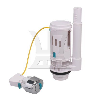 BQLZR Toilet Cistern Push Button Flush Valve for 2.36-2.95Inch Drainage