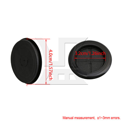 BQLZR 20pcs 40mm Single Side Round Rubber Wiring Grommet Gasket Wire BQLZR
