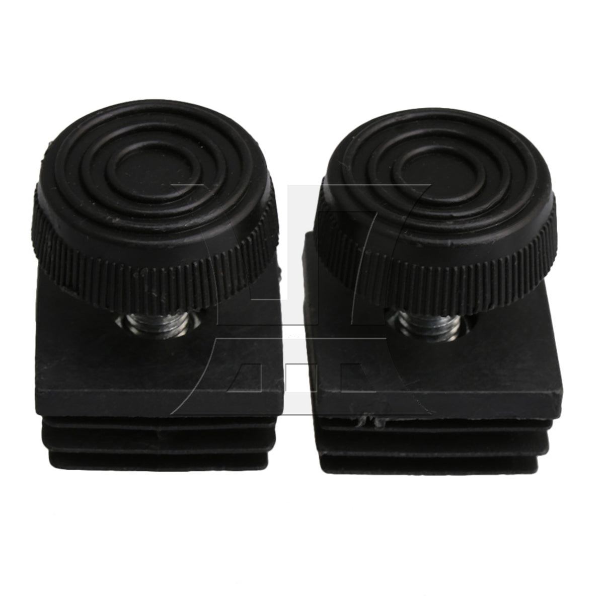 BQLZR M8 Female Thread 3x3cm Square Tube Insert End With Adjust Feet BQLZR