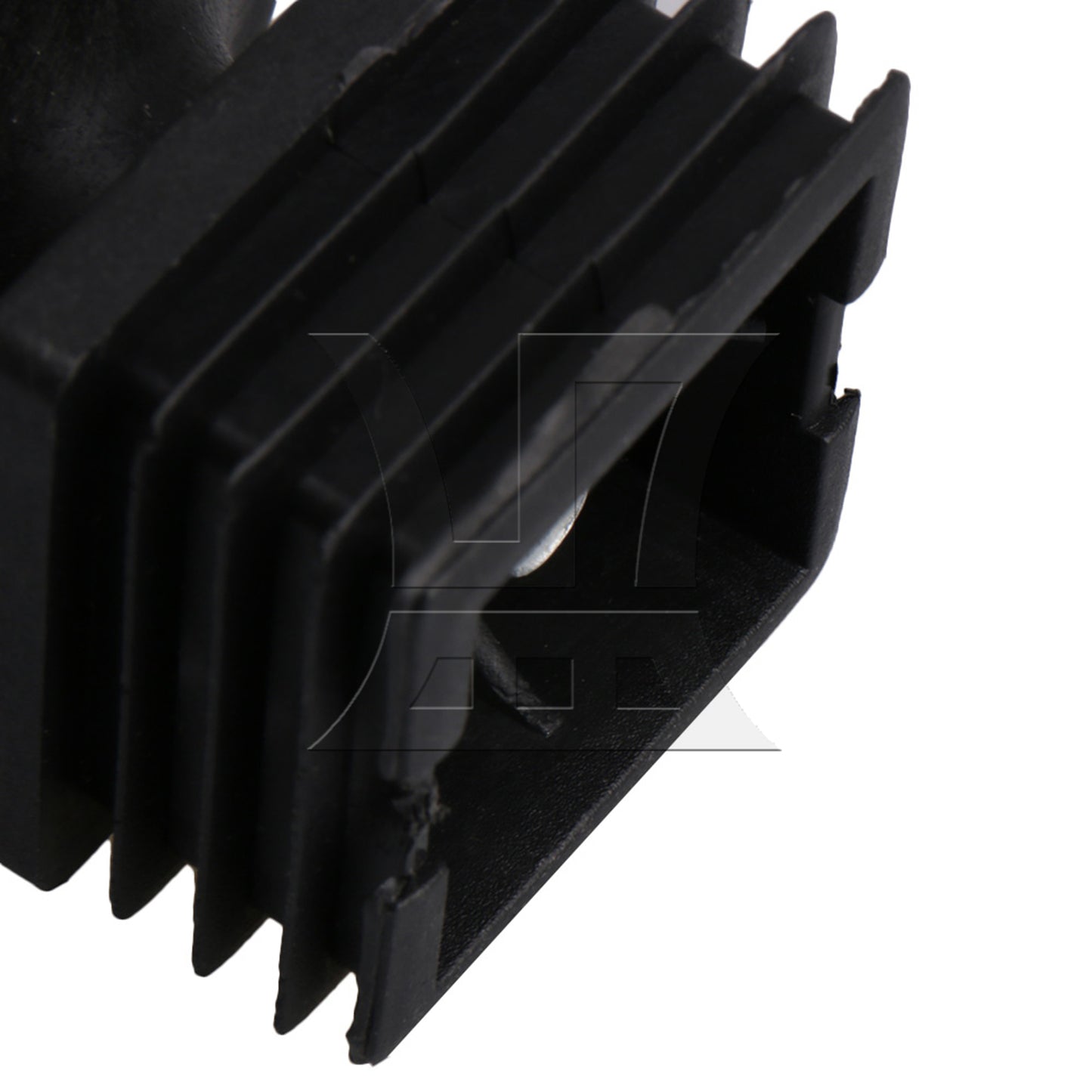 BQLZR M8 Female Thread 4x4cm Square Tube Insert End With Thread Feet BQLZR