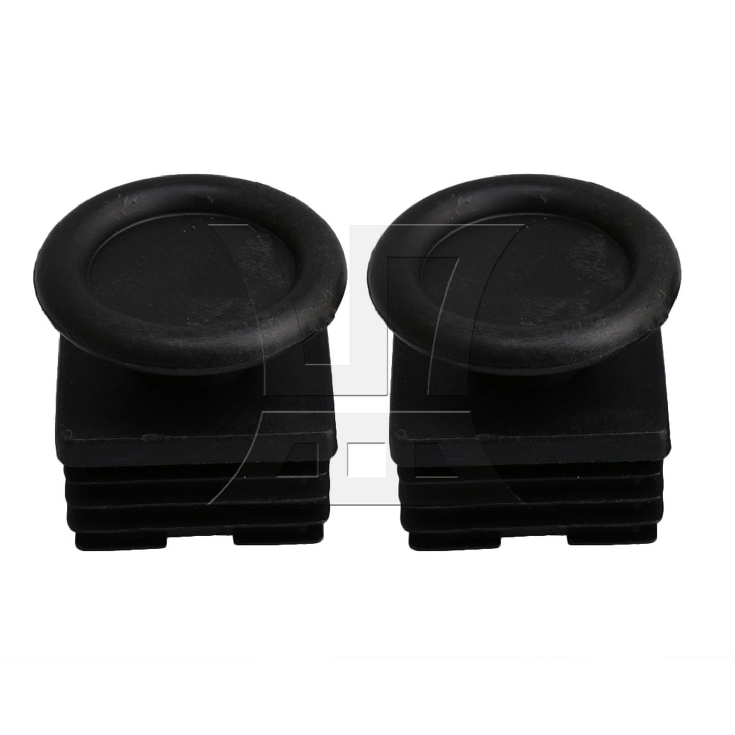BQLZR M8 Female Thread 4x4cm Square Tube Insert End With Thread Feet BQLZR