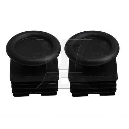 BQLZR M8 Female Thread 4x4cm Square Tube Insert End With Thread Feet BQLZR
