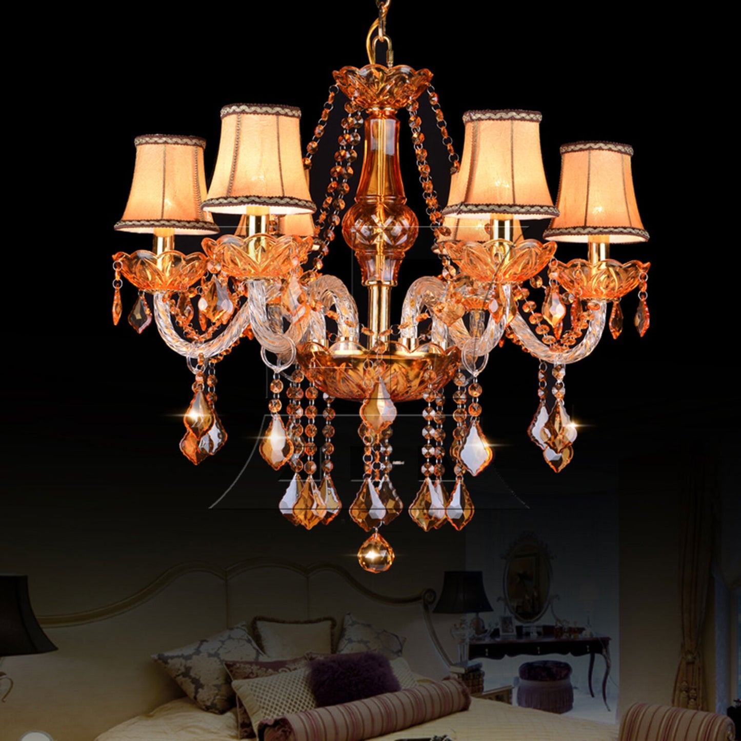 BQLZR  8CM High Gold Chandelier Socket Cover Candelabra Base E14