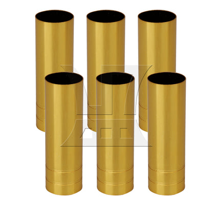BQLZR  8CM High Gold Chandelier Socket Cover Candelabra Base E14