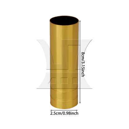 BQLZR  8CM High Gold Chandelier Socket Cover Candelabra Base E14