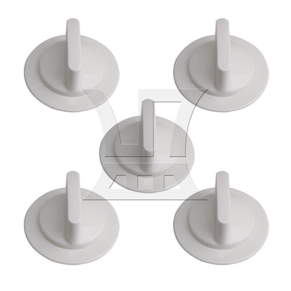 BQLZR Dryer Timer Control Knob Replacement for WE1M652 White 7.1x4.5cm