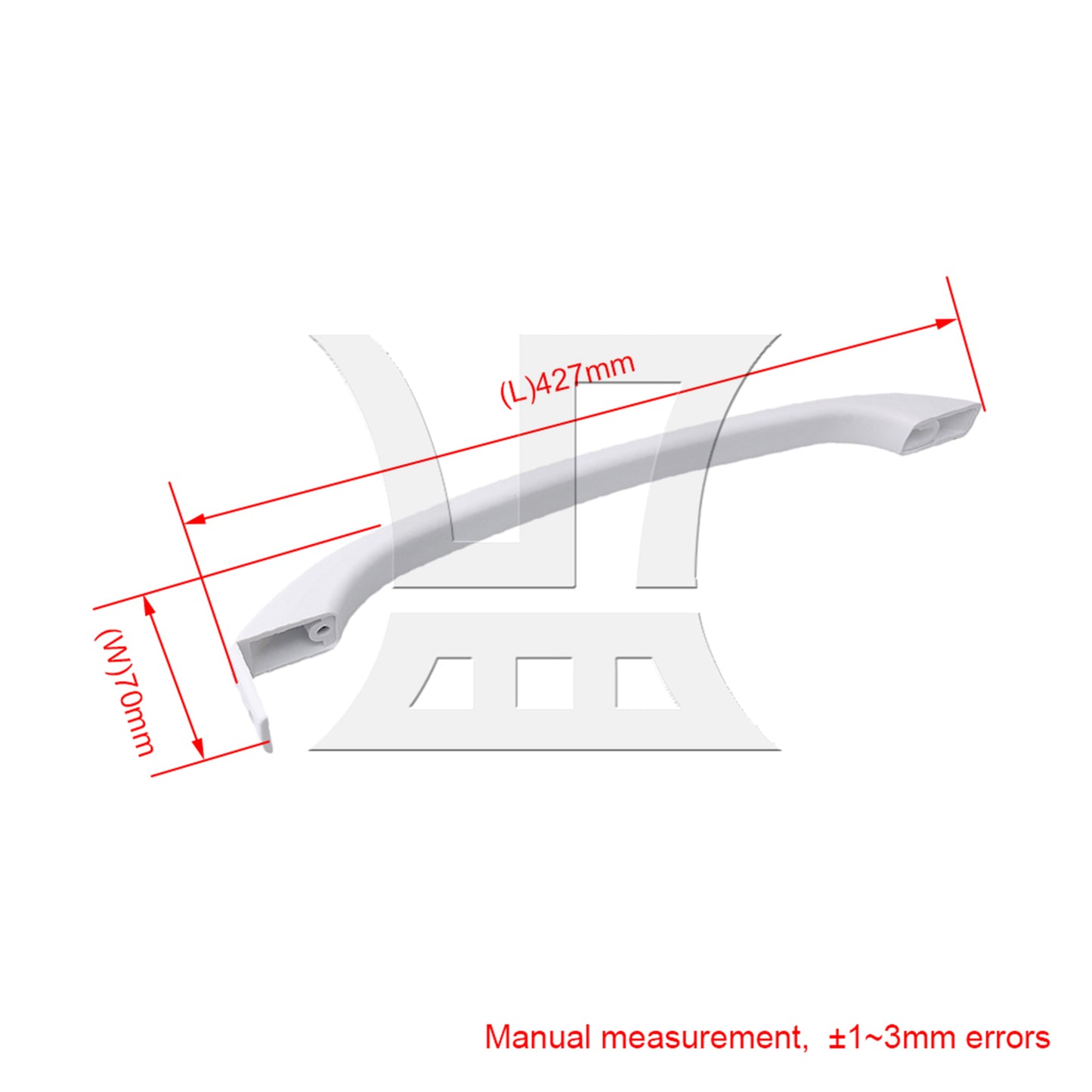 BQLZR White Refrigerator Door Handle Replacement for 218428101 AH427922