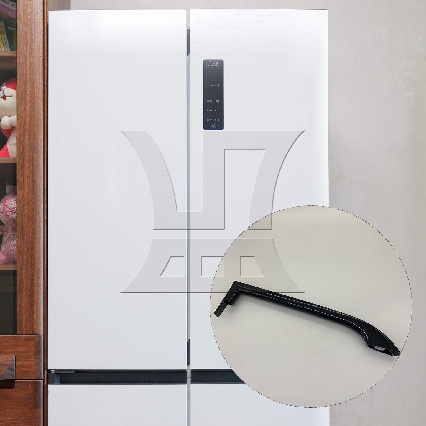 BQLZR  Black Refrigerator Door Handle 5304506471