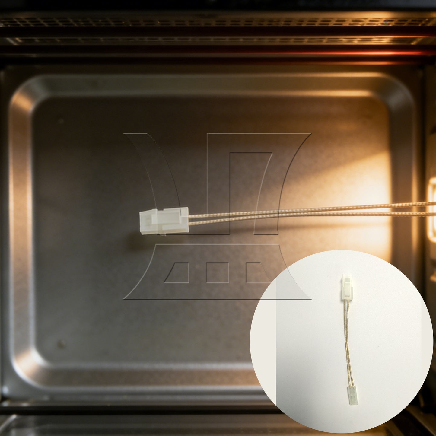 BQLZR 7.08x1.77inch Air Oven Sensor Temperature Probe Replacement for AP4009009