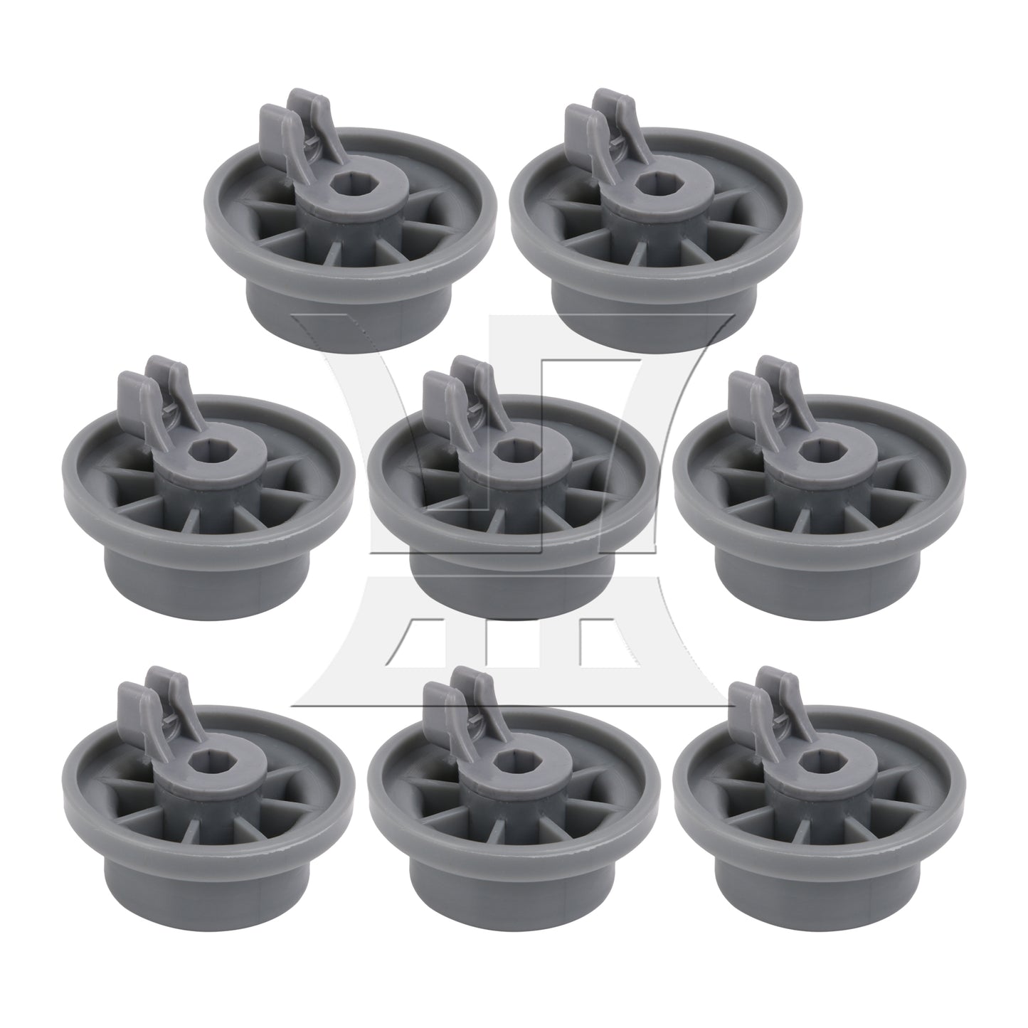 BQLZR Plastic 165314 Dishwasher Lowe Basket Wheel Rack Roller Replaces 00420198
