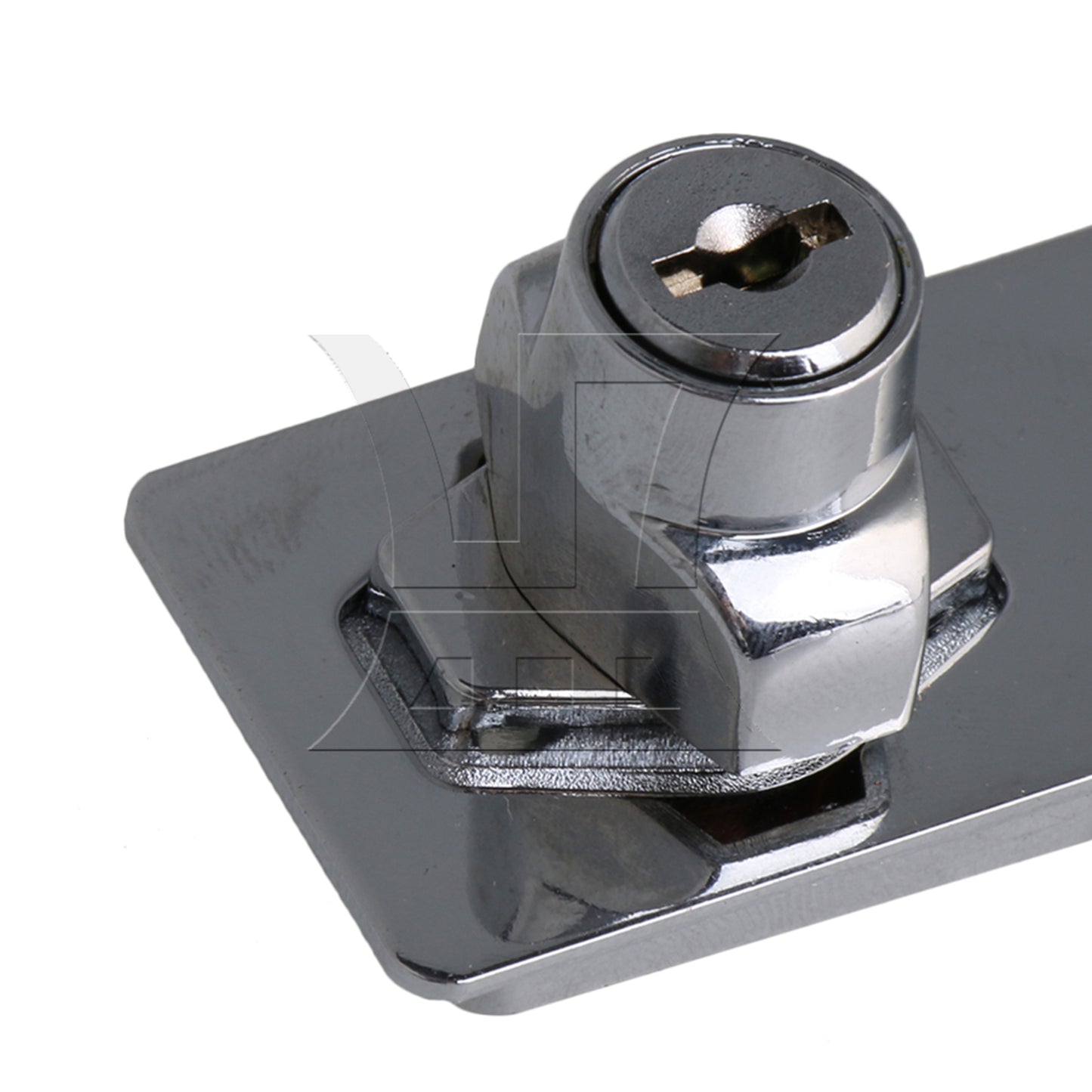 BQLZR 3" Security Hasp Staple Keyed Lock w/Alike Key for Home Hardware
