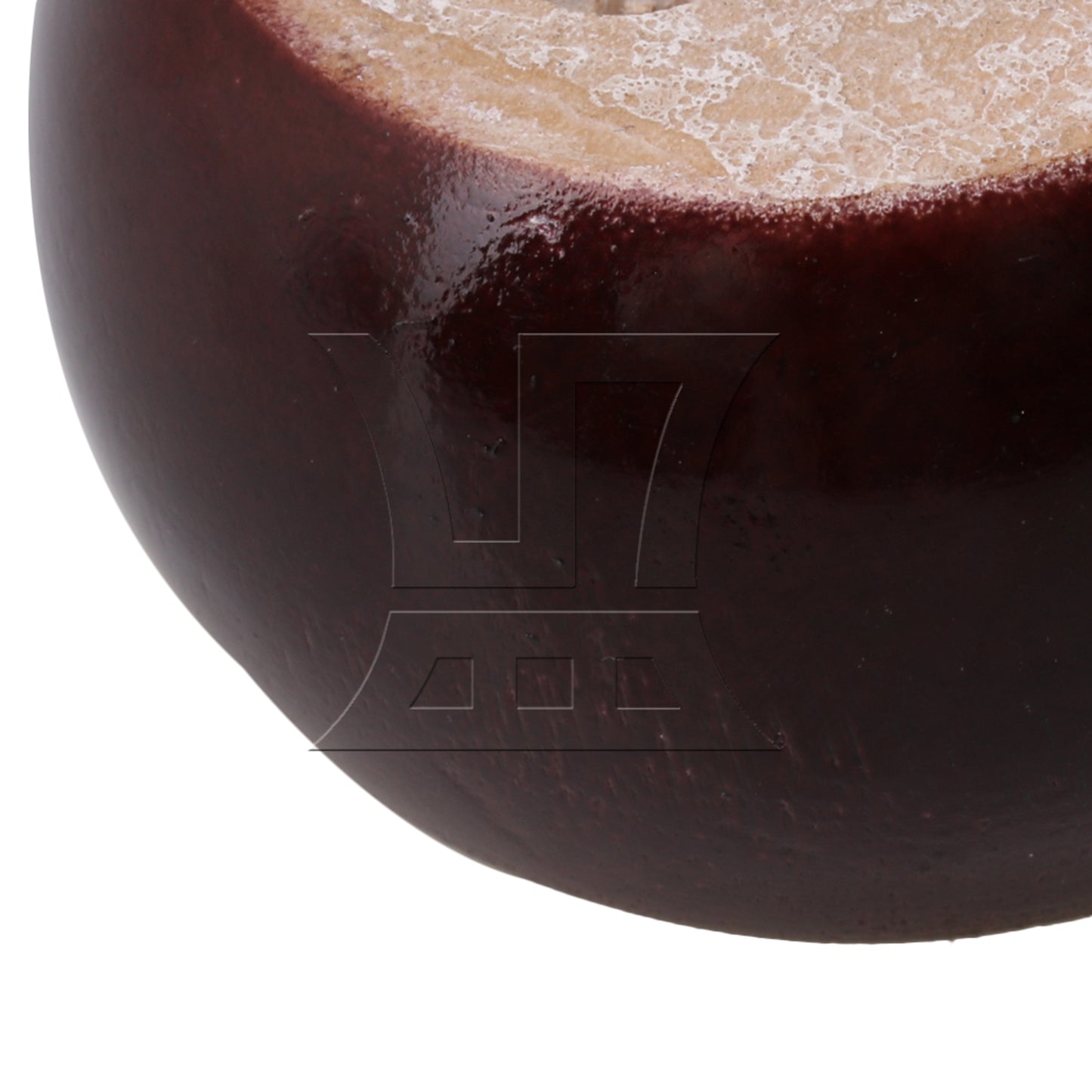 BQLZR Red Brown Eucalyptus-Wood Furniture Feet 100kg Bearing Weight Lifter 8x5cm