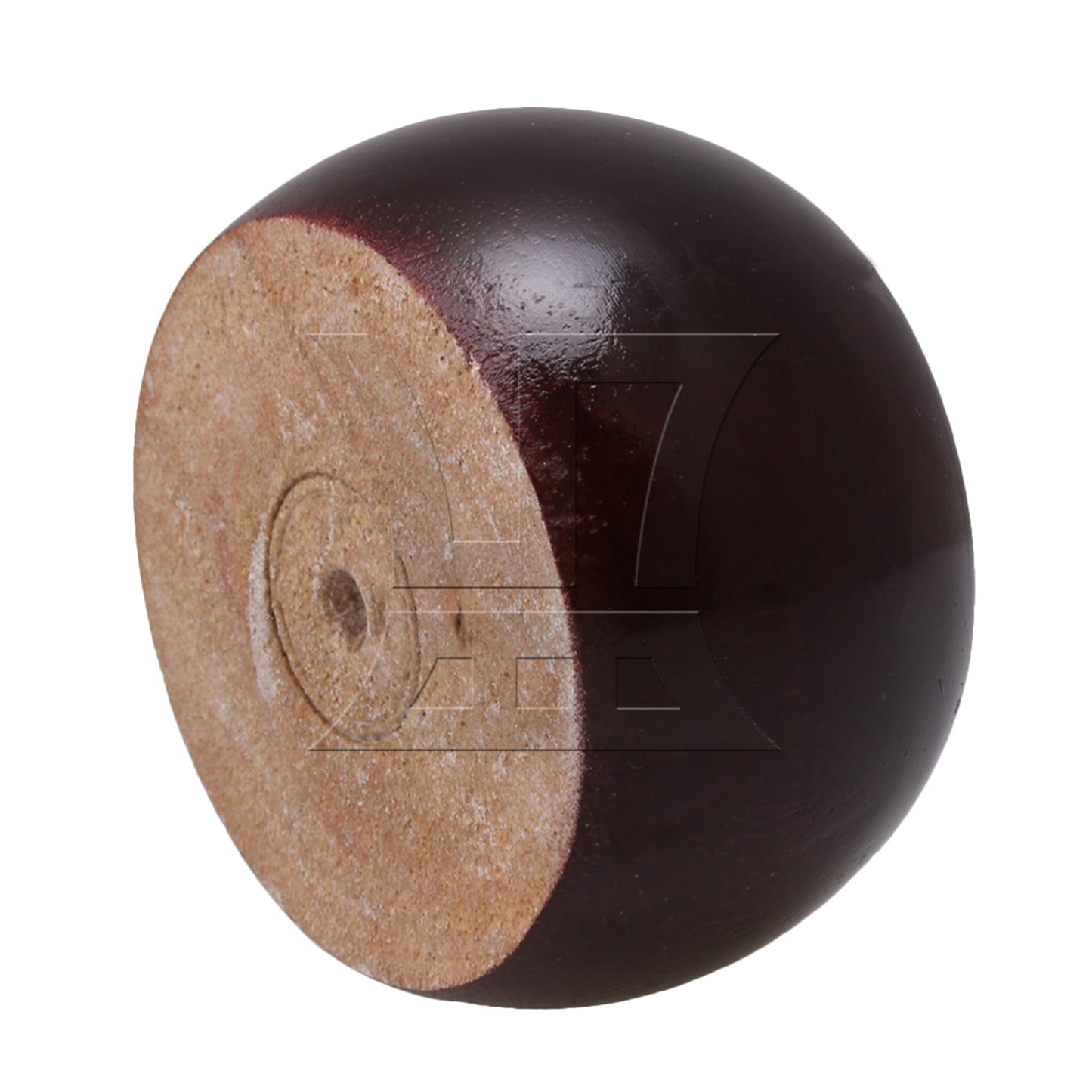 BQLZR Red Brown Eucalyptus-Wood Furniture Feet 100kg Bearing Weight Lifter 8x5cm