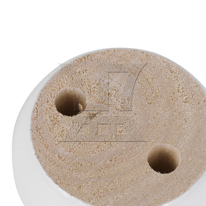 BQLZR White Eucalyptus-Wood Furniture Feet 100kg Bearing Weight Lifter 67x67x40mm