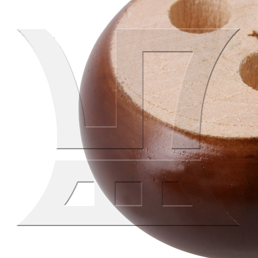 BQLZR Brown Eucalyptus-Wood Furniture Feet 100kg Bearing Weight 6x3cm
