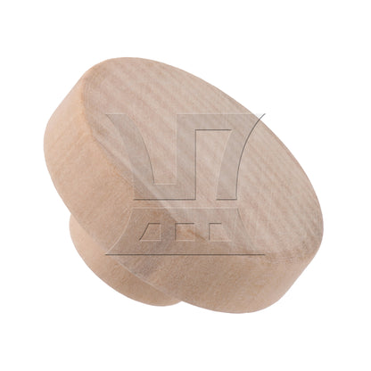 BQLZR 50x25mm Wood Color Wood Pull Knobs for Drawer and Cabinet