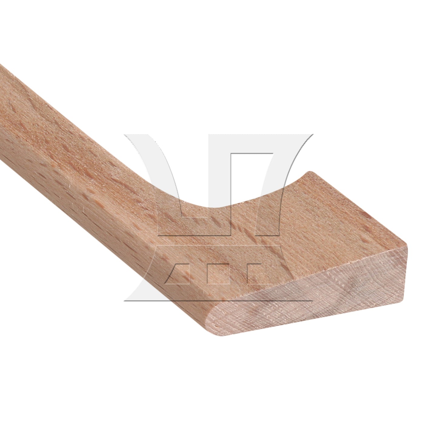 BQLZR Beech-Wood Drawer Pulls with Screw Hole Distance 96mm for Cabinet