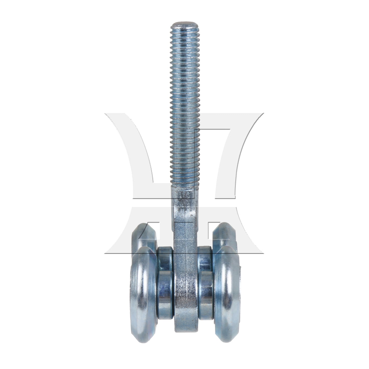BQLZR Dia 24mm Steel Trolley Hanger Rigid Bearings Roller Barn Door Sliding H4-3