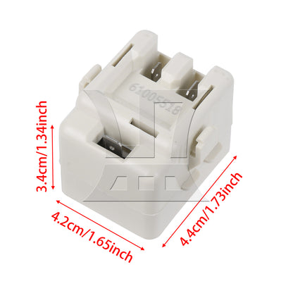 BQLZR Plastic Replacement for AH2004057 Relay and Overload Part for Refrigerator