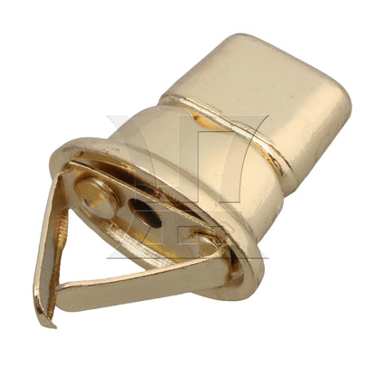 BQLZR 4pcs Turn Twist Lock Clasp Fasteners for Suitcase Handbag Purse DIY Light Gold