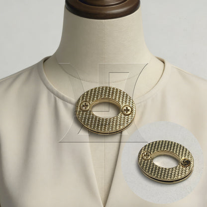 BQLZR 4pcs Turn Twist Lock Clasp Fasteners for Suitcase Handbag Purse DIY Light Gold