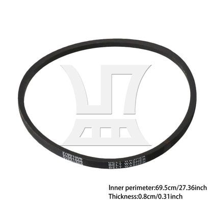 BQLZR Rubber Washer Belt Driving Belt Replacement for 27001006 Black