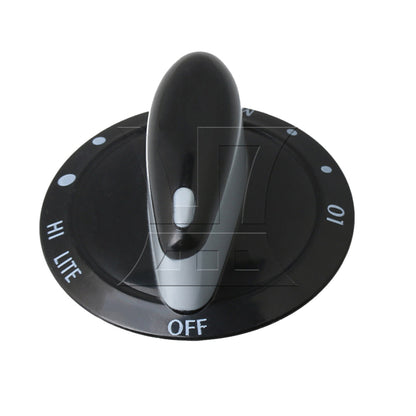 BQLZR Plastic 58MM Dia 74011287 Burner Knob for Induction Cookers Grill Replacement