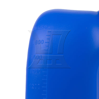 BQLZR 2000ml High Capacity Bed Pans Potty for Mans Travel Car Toilet Blue