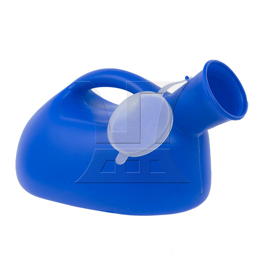 BQLZR 2000ml High Capacity Bed Pans Potty for Mans Travel Car Toilet Blue