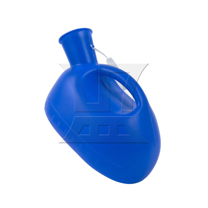 BQLZR 2000ml High Capacity Bed Pans Potty for Mans Travel Car Toilet Blue