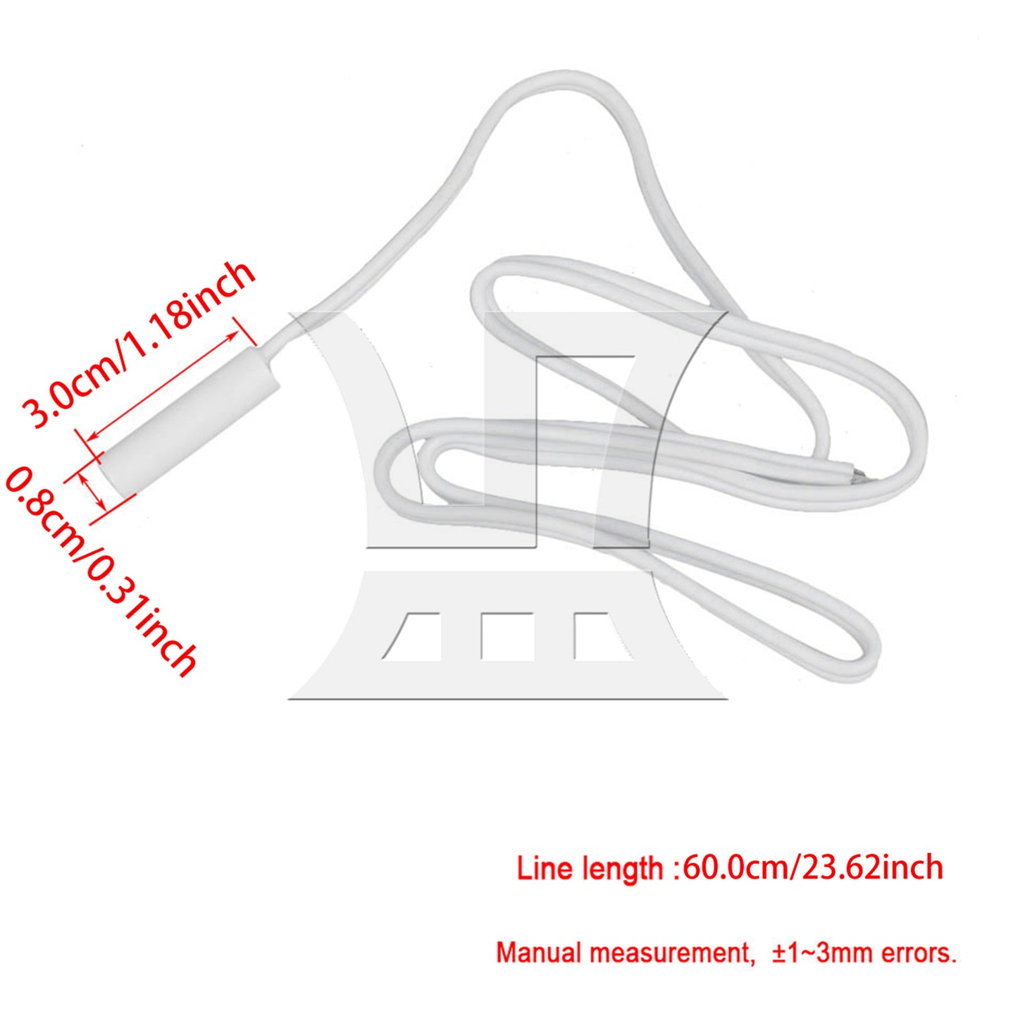 BQLZR Refrigerator Temperature Sensor Replacement for WR55X10025 WR55x10026