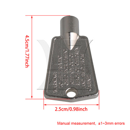 BQLZR Silver Metal 216702900 Door Keys Replace 06599905 216388700