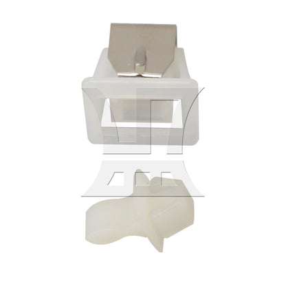 BQLZR Plastic Dryer Door Latch Strike Kit Replacement Parts
