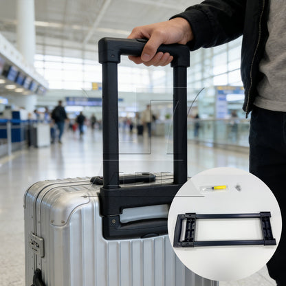 BQLZR 20 inch Travel Suitcase Luggage Telescopic Handle Aluminium Alloy Rod R001