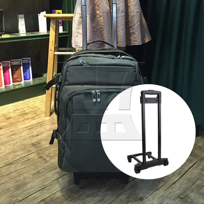 BQLZR 20 inch Plastic Luggage Trolley Telescopic Handle Alloy Pull Drag Rod R018