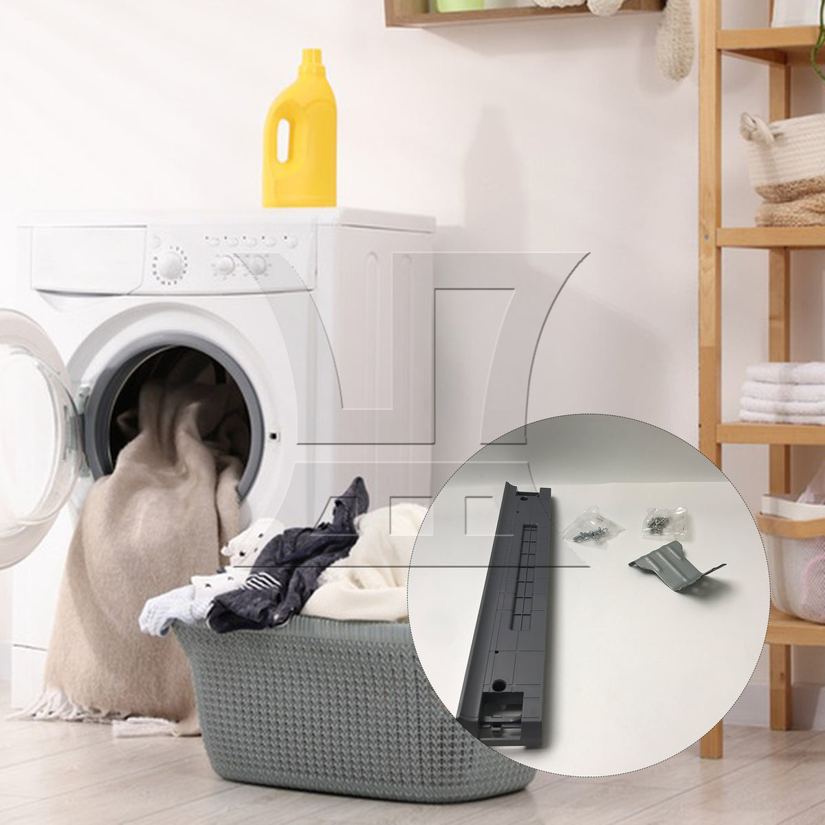 BQLZR 27 inch Washer & Dryer Stacking Kit Replacement Parts Pack of 2