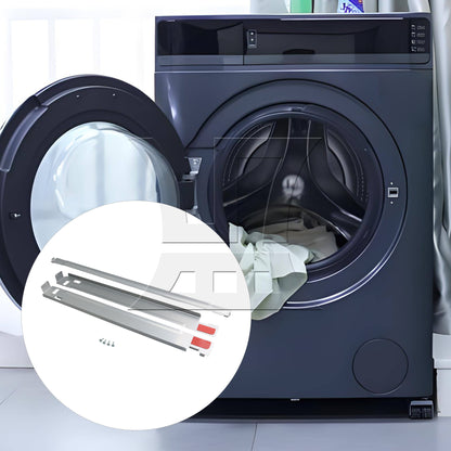 BQLZR KSTK1 Laundry Stacking Kit Chrome Steel for 27" Washer Dryer Appliance Machine
