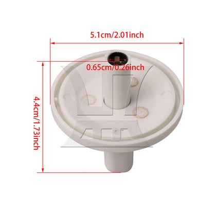 BQLZR Dryer Timer Control Knobs White Replacement for PS755794