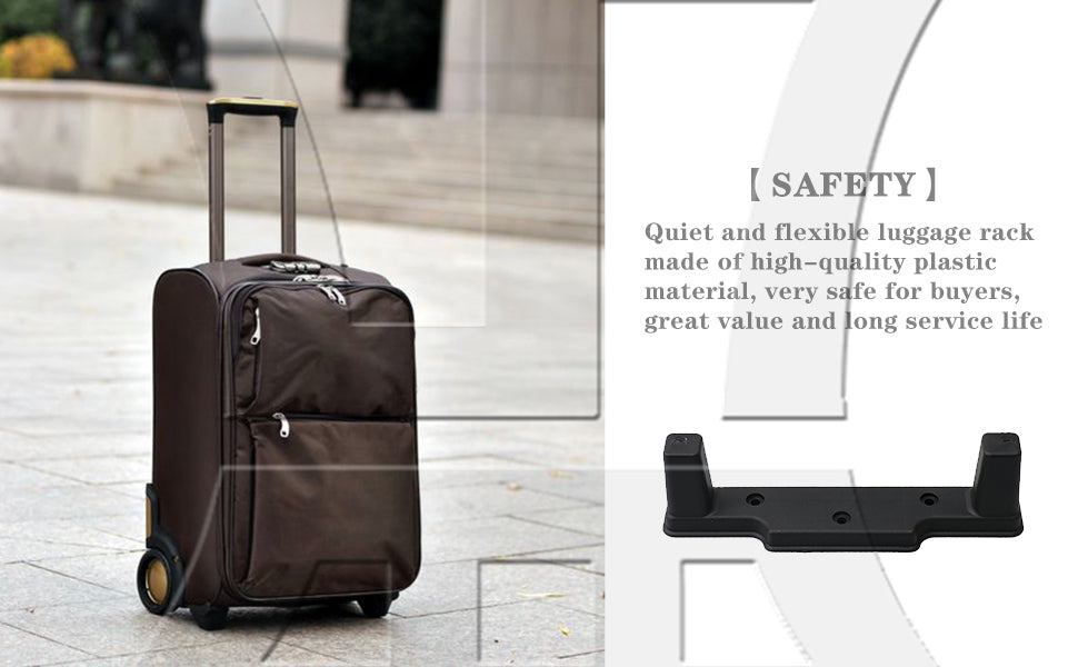 BQLZR 24x5.3x6.5cm Suitcase Accessory Suitcase Feet Bracket Replace for Luggage