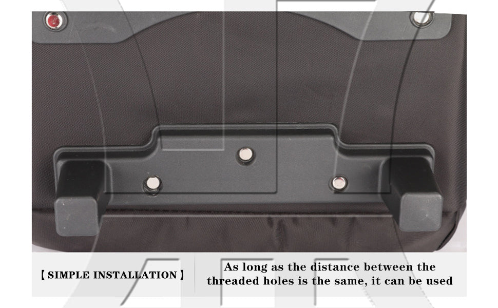 BQLZR 24x5.3x6.5cm Suitcase Accessory Suitcase Feet Bracket Replace for Luggage