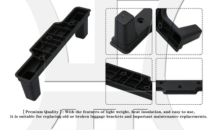 BQLZR 24x5.3x6.5cm Suitcase Accessory Suitcase Feet Bracket Replace for Luggage