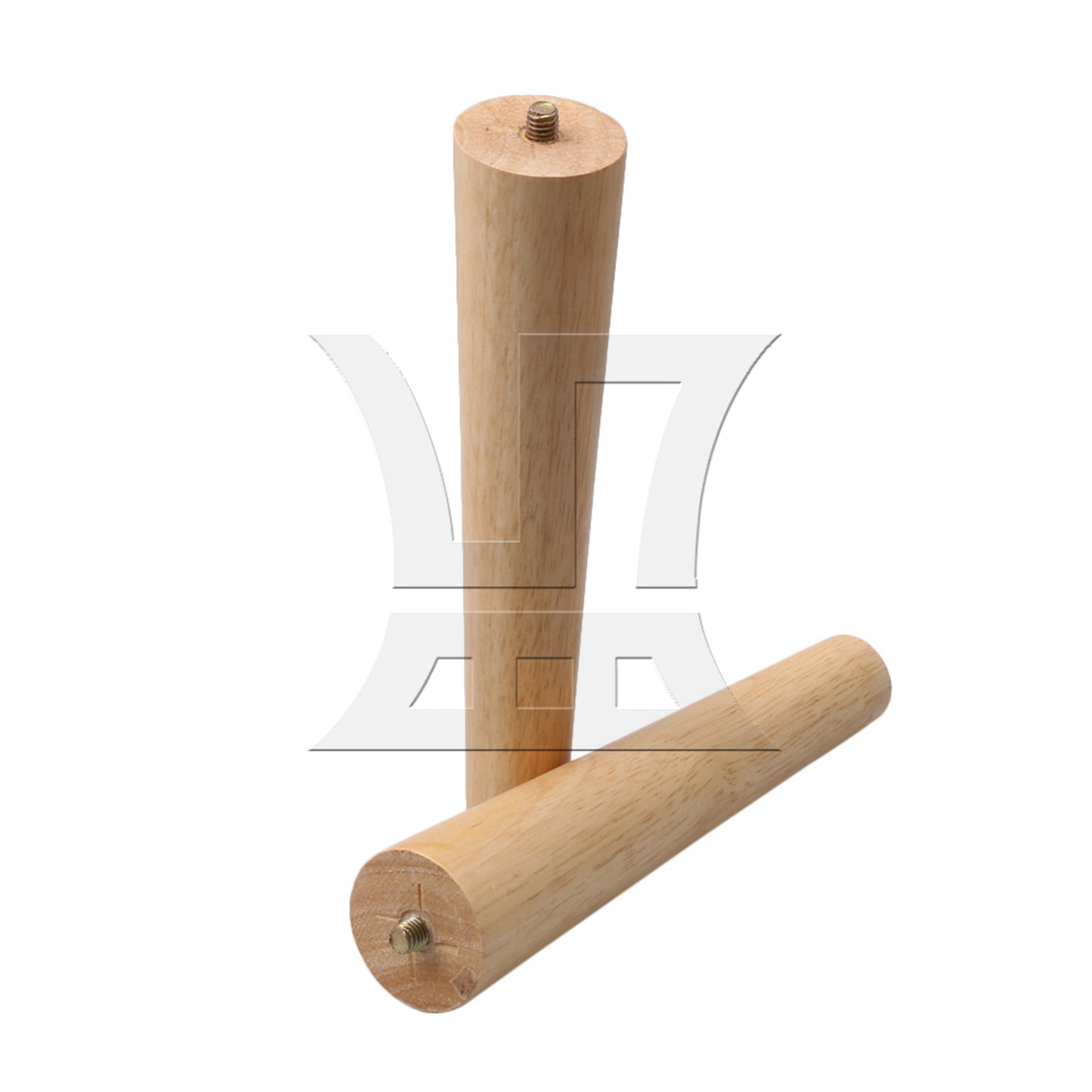 BQLZR 200mm Height Wood Furniture Feet M8 Thread Sofa Bed Legs Replacement