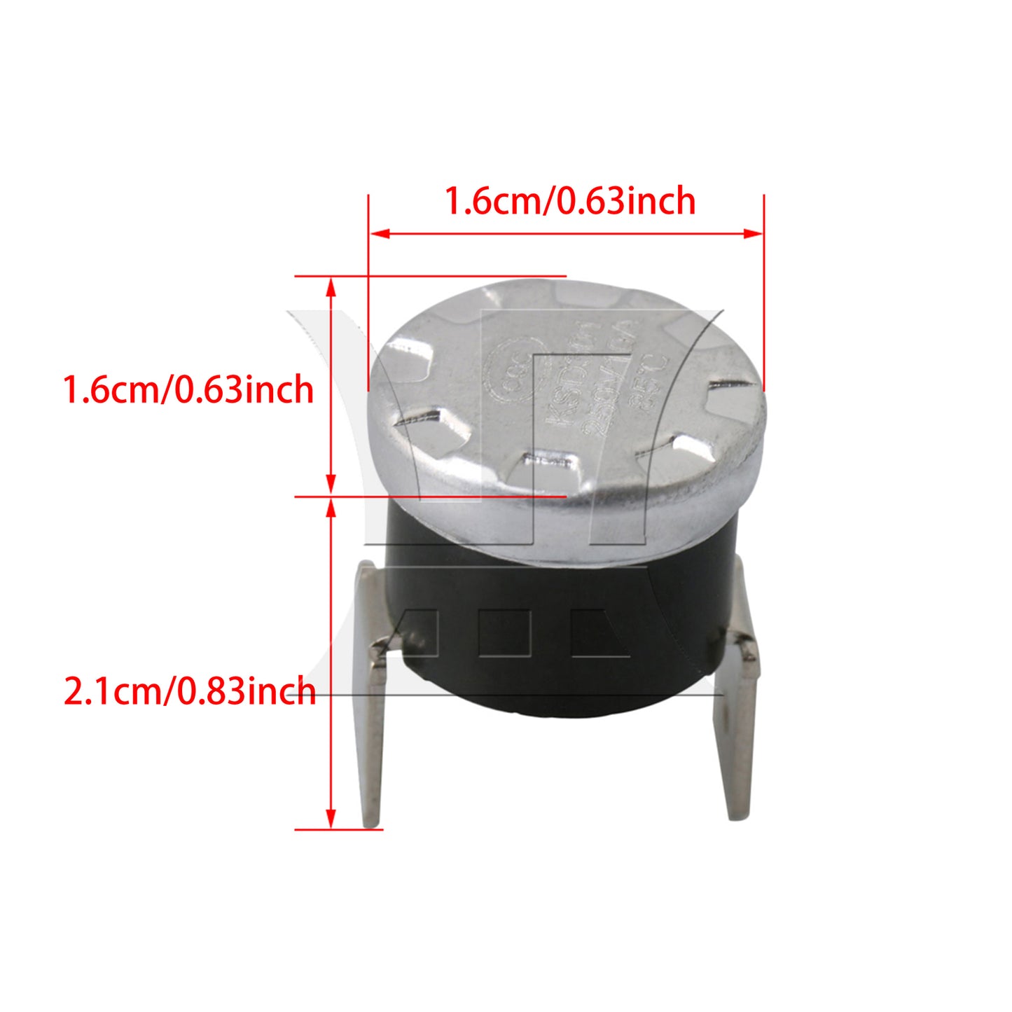 BQLZR Plastic Dishwasher Thermostat 661566 for 3370783 3371618 3371618 4171694