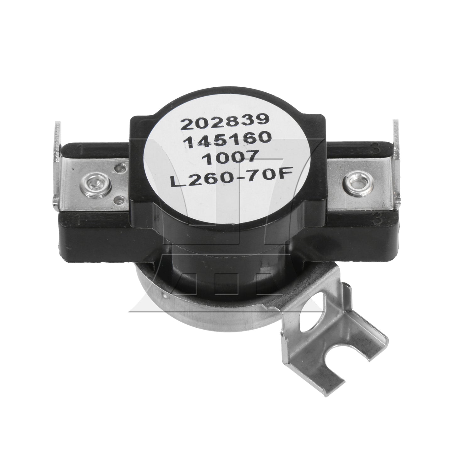 BQLZR Model Number 3204267 Metal Dryer Safety Thermostat Dryer Replacement Black