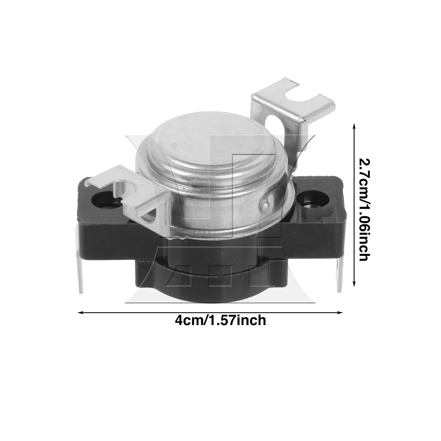 BQLZR Model Number 3204267 Metal Dryer Safety Thermostat Dryer Replacement Black