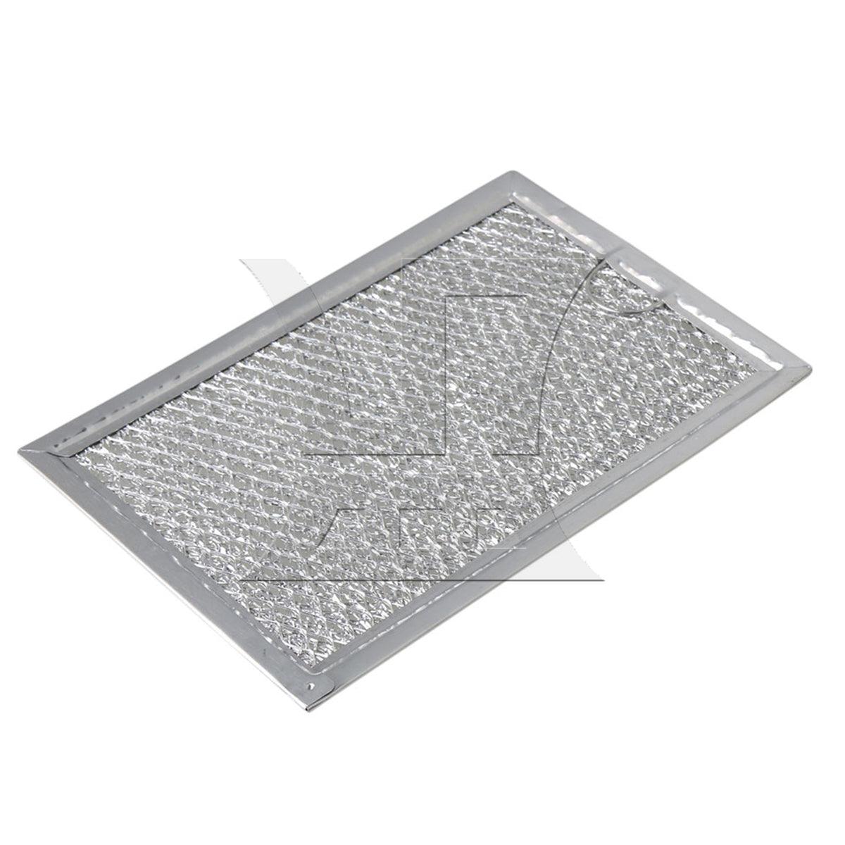 BQLZR 19.5x13x0.3cm Microwave grease Filter WB06X10309 Aluminum Mesh Replacement