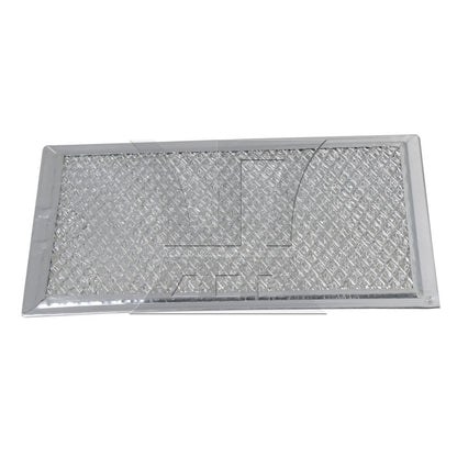 BQLZR 19.5x13x0.3cm Microwave grease Filter WB06X10309 Aluminum Mesh Replacement